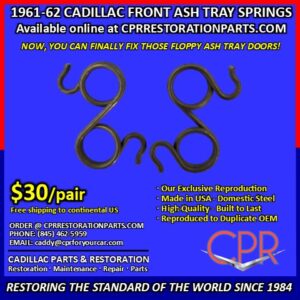 1961 1962 Cadillac front ashtray springs