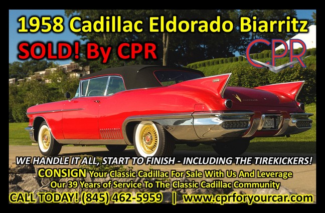 1958 Cadillac Eldorado Sold by CPR