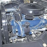 Cadillac engine compartment