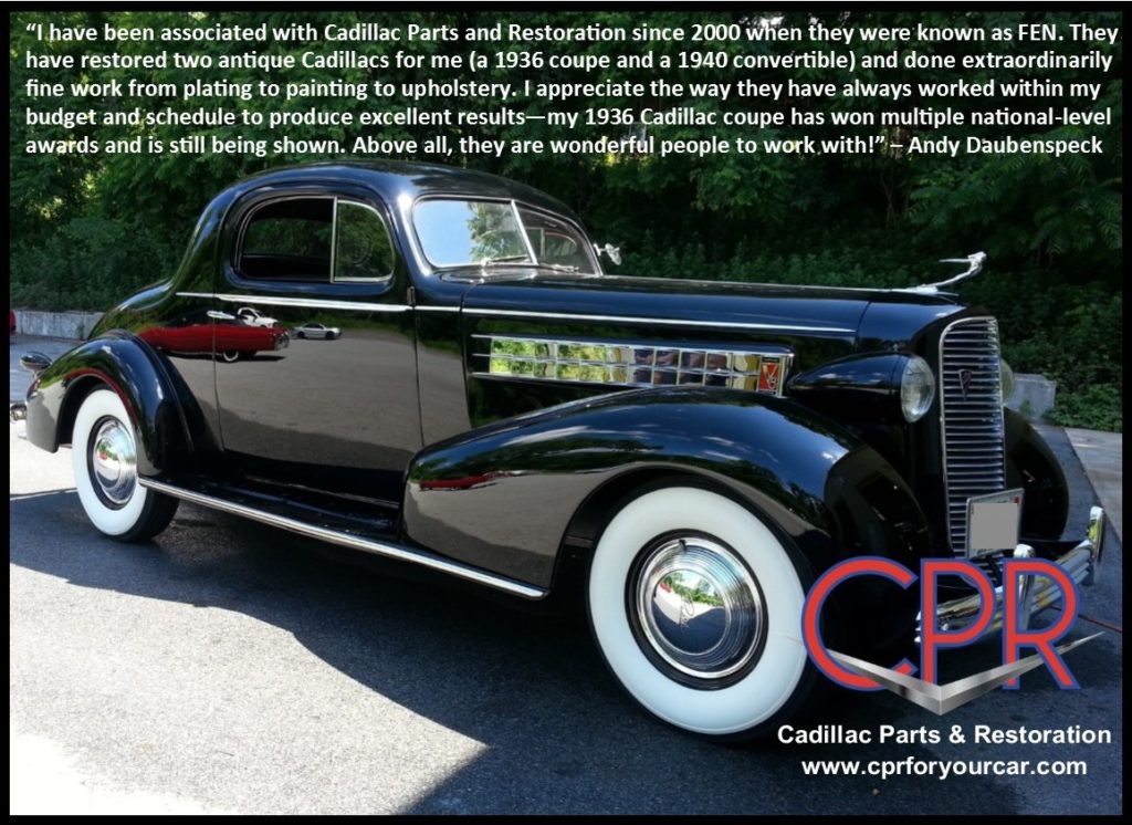 1936 Cadillac restoration