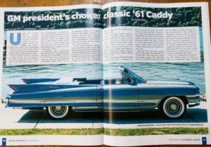 Self-Starter article - 1961 Cadillac restoration