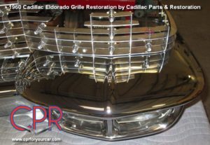 1960 Cadillac grille restoration