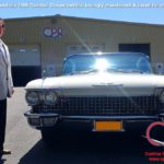 Proud owner and his restored 1960 Cadillac