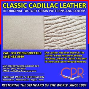 Classic Cadillac leather