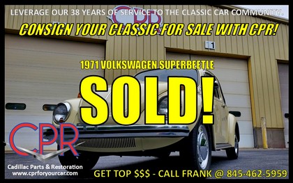 Sell your classic car with CPR