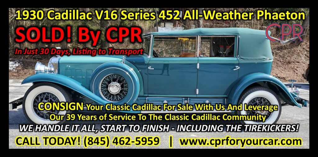 Classic Cadillac Car Consignment by CPR