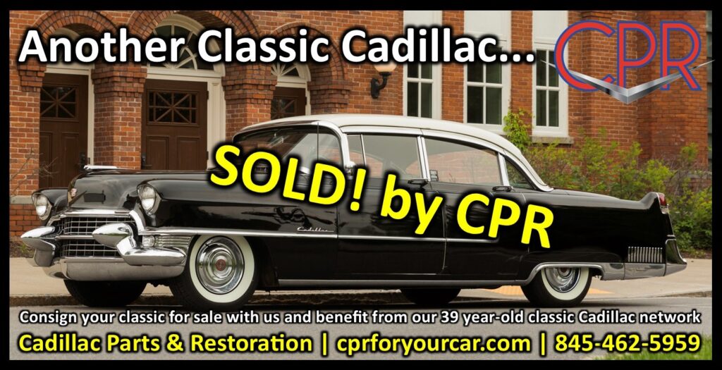 Sell your classic Cadillac with CPR