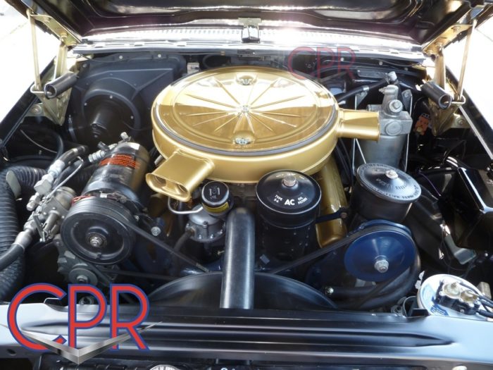 1958 Cadillac Eldorado engine bay restoration