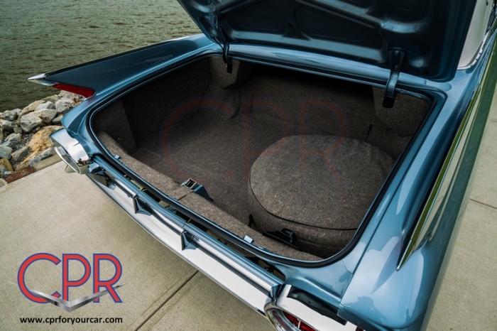 1961 Cadillac DeVille trunk restoration