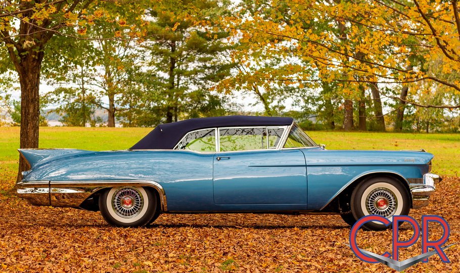 Beautiful restored 1957 Cadillac Eldorado Biarritz in Bahama Blue