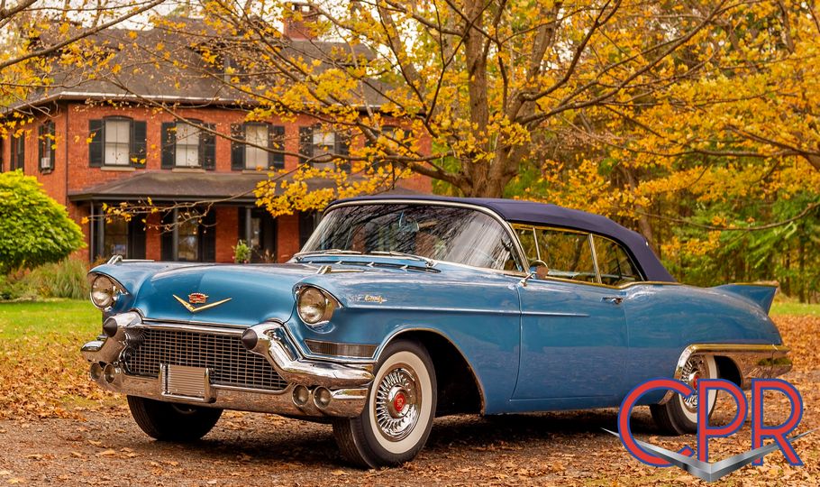 Beautiful restored 1957 Cadillac Eldorado Biarritz in Bahama Blue.