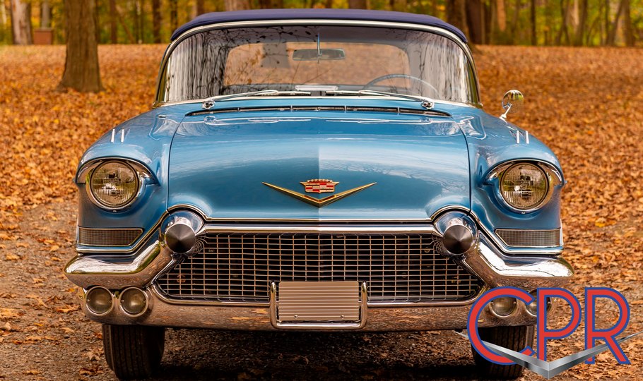 Front end view - restored 1957 Cadillac Eldorado Biarritz