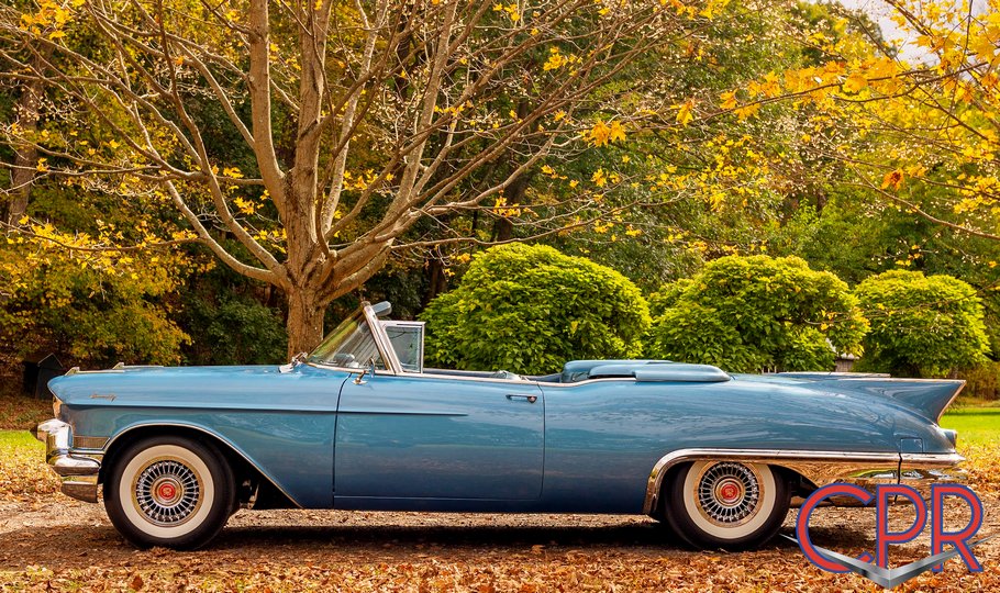 Bahama Blue restored 1957 Cadillac Eldorado Biarritz