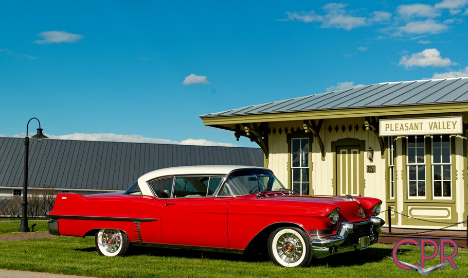 Beautiful Dakota Red 1957 Cadillac 62 coupe