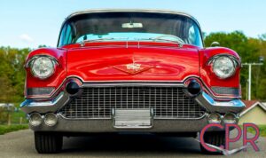 Restored 1957 Cadillac in Dakota Red