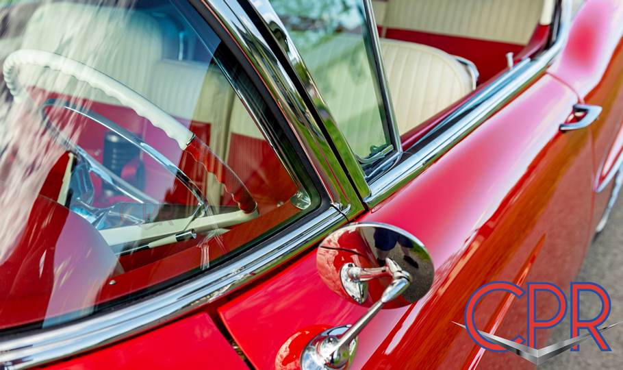 Dakota Red 1957 Cadillac 62 series coupe