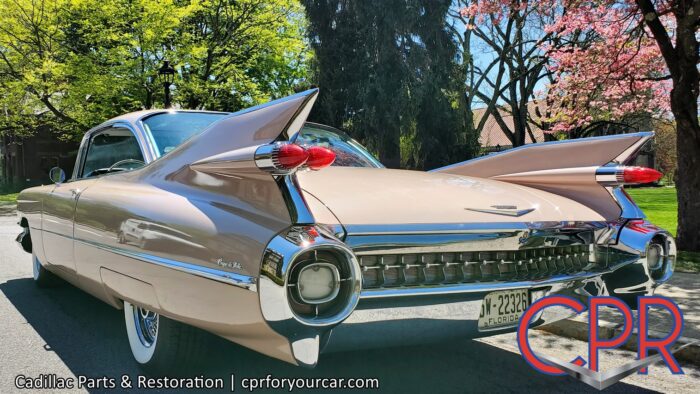 1959 Cadillac Coupe Deville for sale wood rose metallic